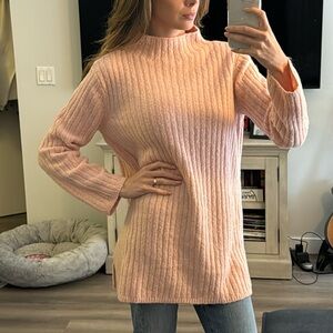 Lovers + friends oversized pink sweater size M